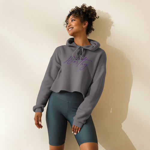 "Worthy" Crop Hoodie